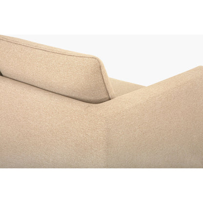 Braydee Sofa by Surya in brown. Made from polyester, rubber wood, polyurethane foam in a unique style.