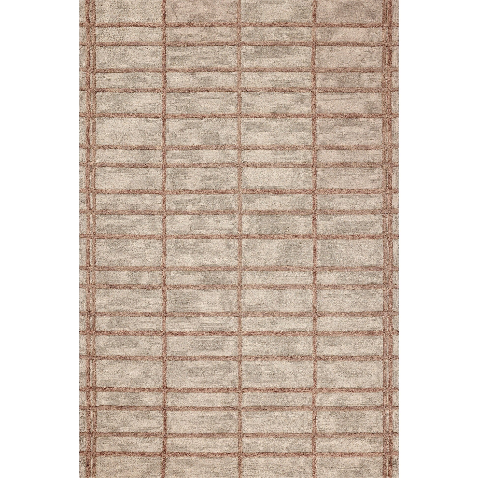 Bradley BRL-04 Rug by Chris Loves Julia x Loloi in rose, blush. Made from 100% wool in a unique style.