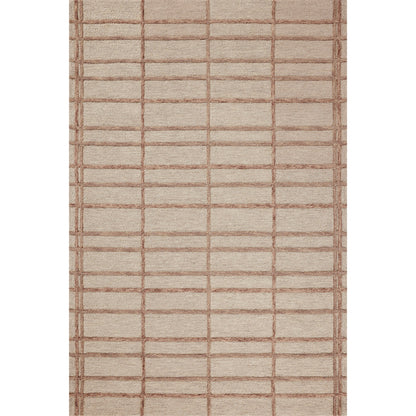 Bradley BRL-04 Rug by Chris Loves Julia x Loloi in rose, blush. Made from 100% wool in a unique style.
