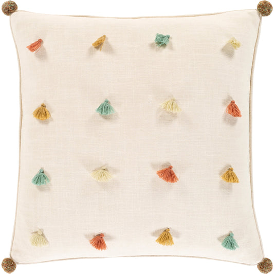 Byron Bay Pillow - 37566 by Livabliss. Made from 100% cotton in a cottage & farmhouse style.