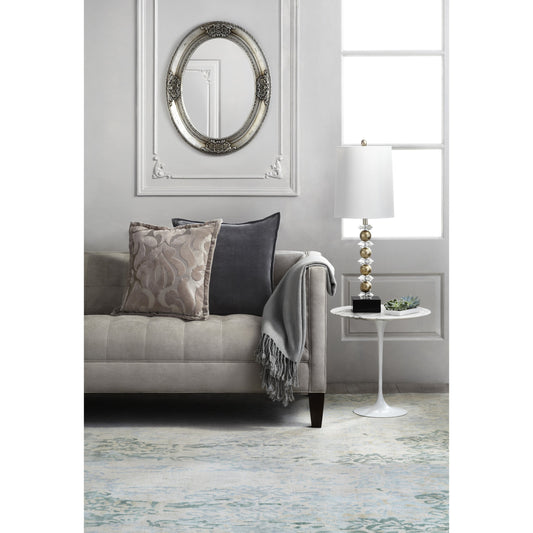 BRC-1012 Rug by Surya in light sage, seafoam, beige, medium gray, light beige. Made from 100% new zealand wool in a unique style.