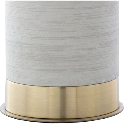 Brae - 23675 by Surya. Made from linen, concrete, metal in a modern style.