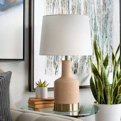 Brae - 23675 by Surya. Made from linen, concrete, metal in a modern style.