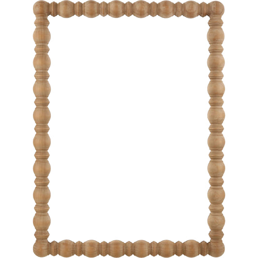 Brennan Accent Mirror by Livabliss in antiqued. Made from pine in a traditional style.