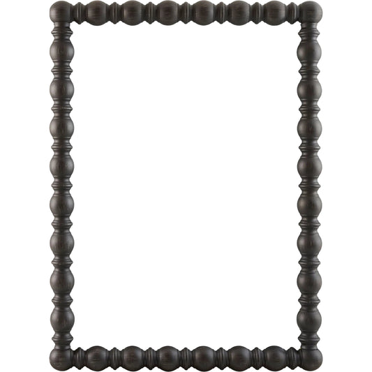 Brennan Accent Mirror by Livabliss in antiqued. Made from pine in a traditional style.