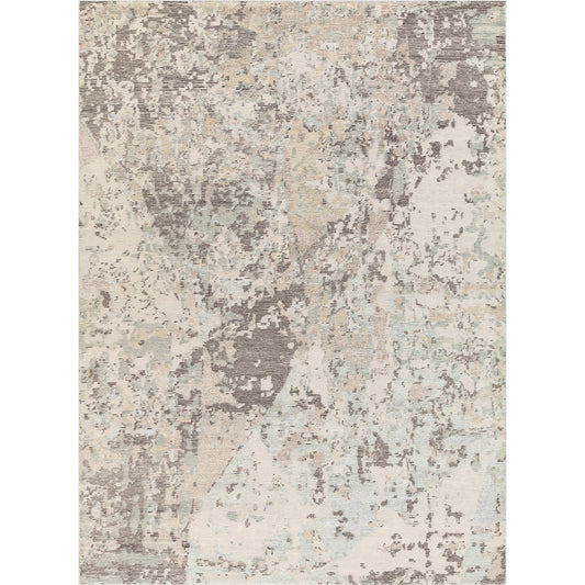 Baranof Rug - 23660 by Surya in dark brown, sage, light gray, cream. Made from 90% wool, 10% viscose in a unique style.