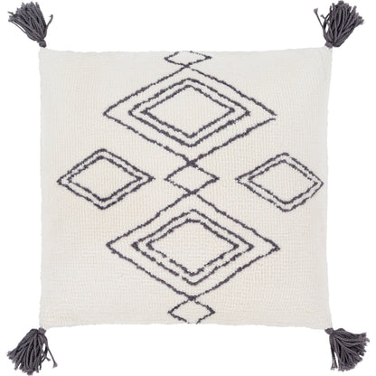 Braith Pillow - 23034 by Surya. Made from 100% polyester, 100% cotton in a rustic style.