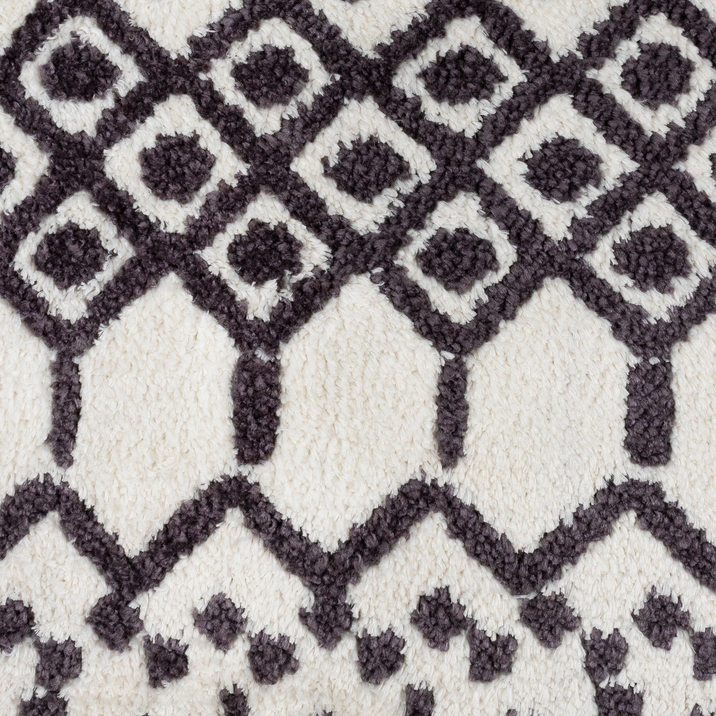 002 SI-1878104,SI-1878105,SI-1878108,SI-1878109 | Closeup | Braith Pillow - 32712 by Surya in charcoal, cream. Made from 100% polyester, 100% cotton in a eclectic & global style.
