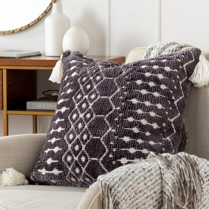 Braith Pillow - 26727 by Surya. Made from 100% polyester, 100% cotton in a eclectic & global style.
