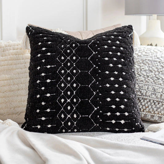 Braith Pillow - 26727 by Surya. Made from 100% polyester, 100% cotton in a eclectic & global style.