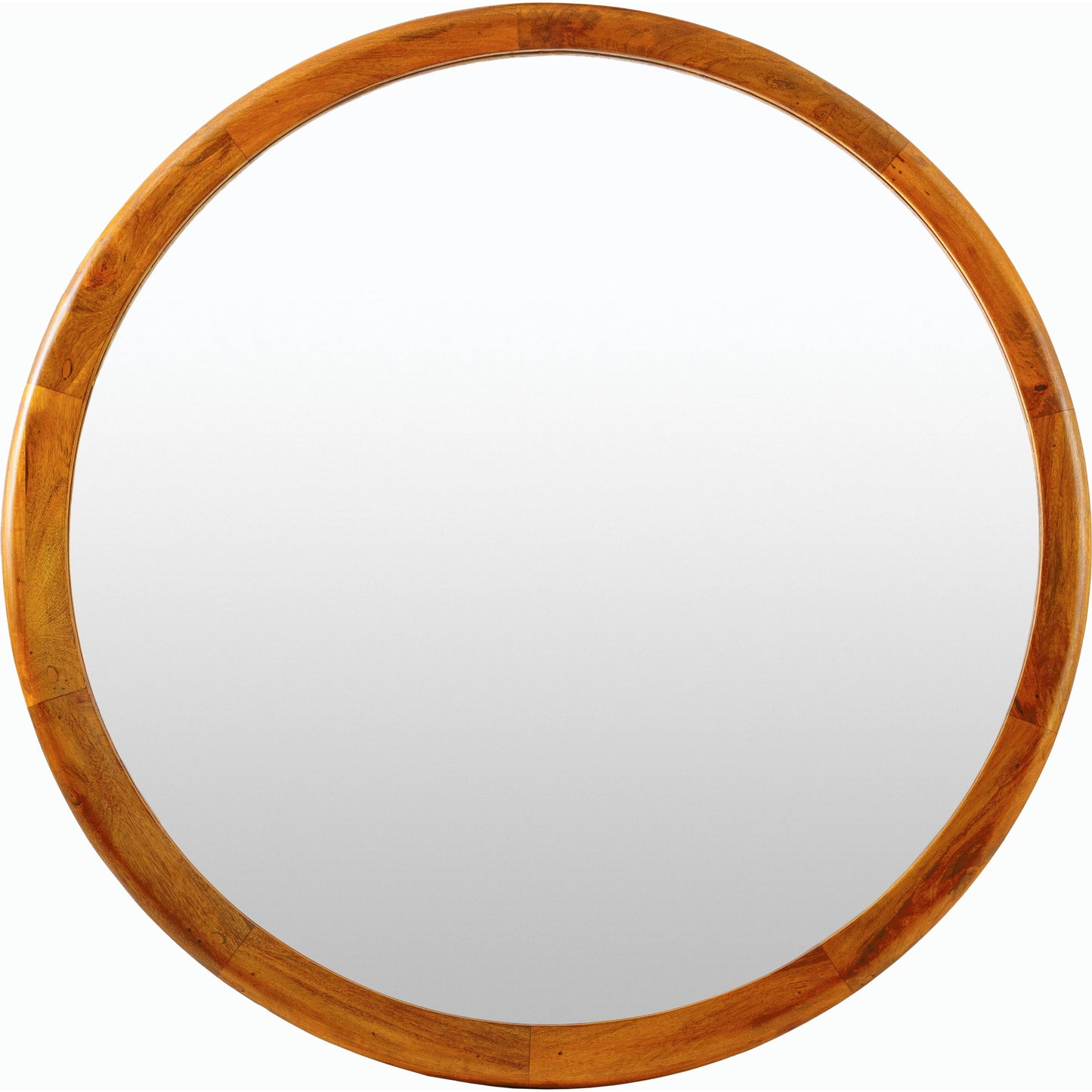 001 SI-2165802 | Primary Silo | Brisbane Accent Mirror - 539229 by Surya in brown and hand finished. Made from mango wood in a modern style.