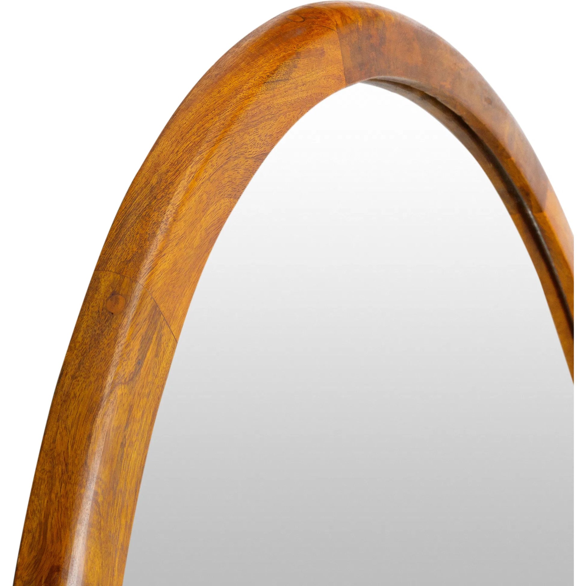 Brisbane Accent Mirror - 539229 by Surya in brown and hand finished. Made from mango wood in a modern style.