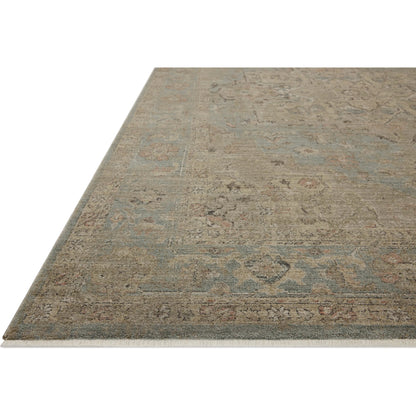 Briar BRR-01 Rug by Loloi in sky, moss. Made from 100% polyester in a uniqu