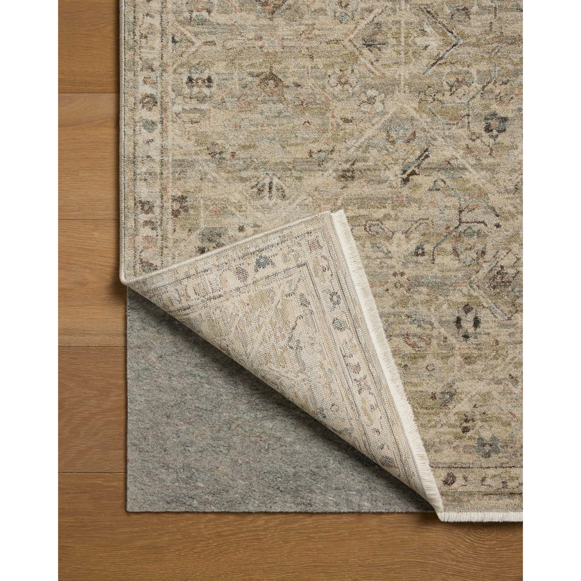 Briar BRR-03 Rug by Loloi in silver, moss. Made from 100% polyester in a un