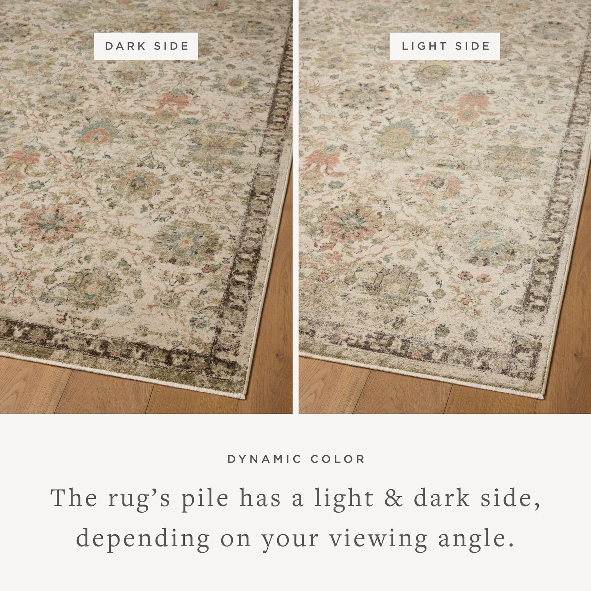 Briar BRR-04 Rug by Loloi in ivory, multi. Made from 100% polyester