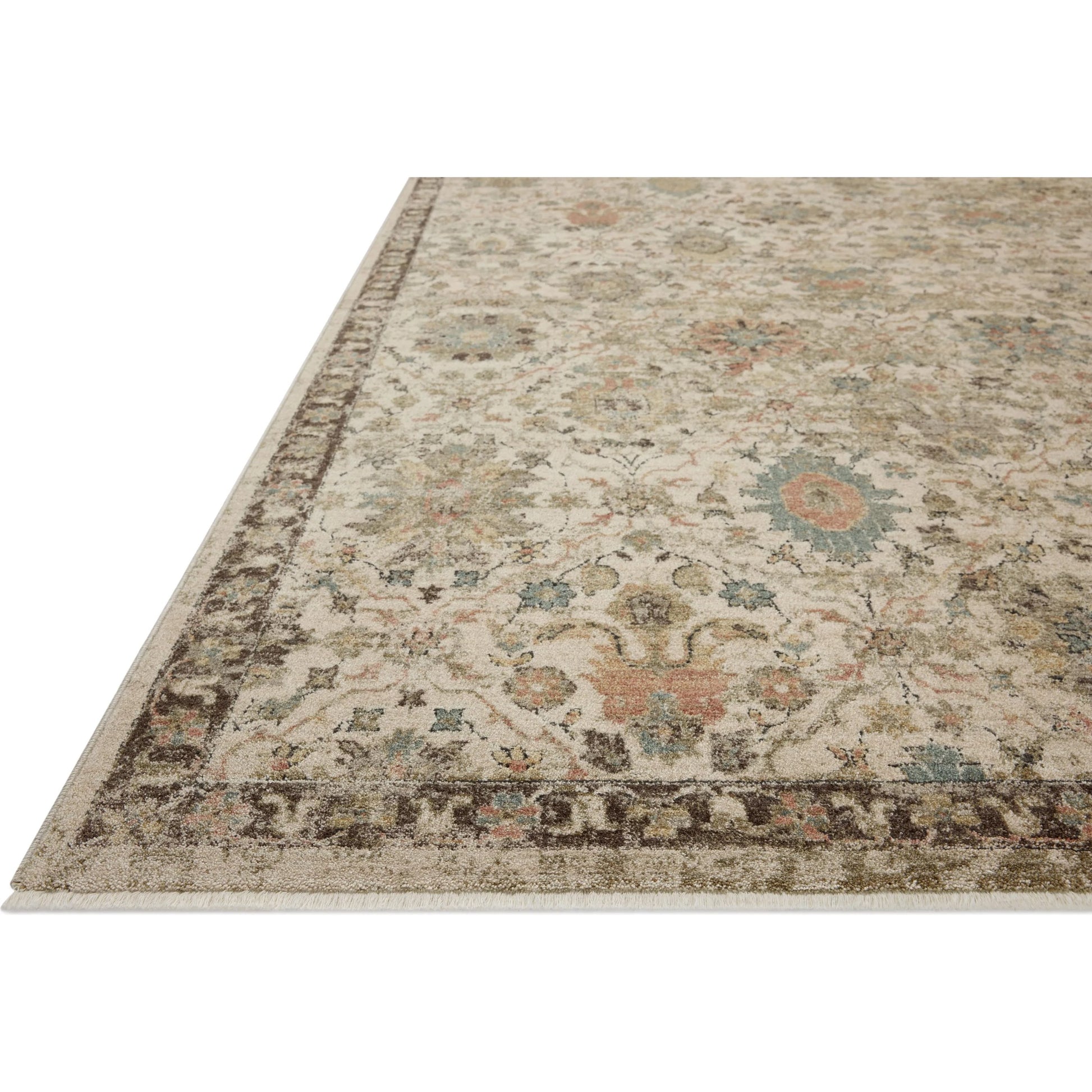 Briar BRR-04 Rug by Loloi in ivory, multi. Made from 100% polyester in a un