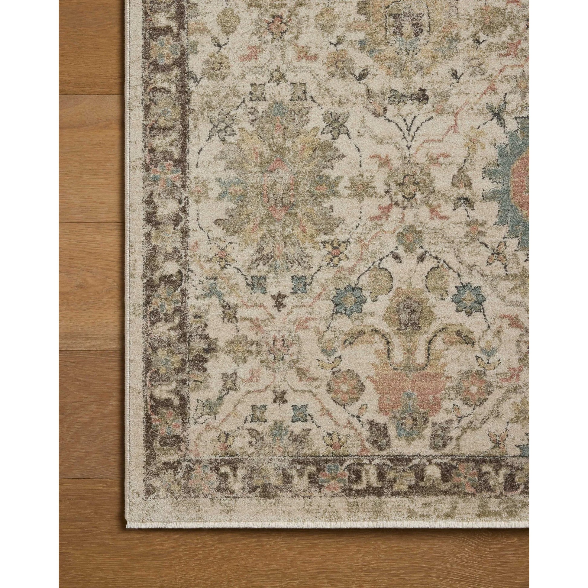 Briar BRR-04 Rug by Loloi in ivory, multi. Made from 100% polyester in a un