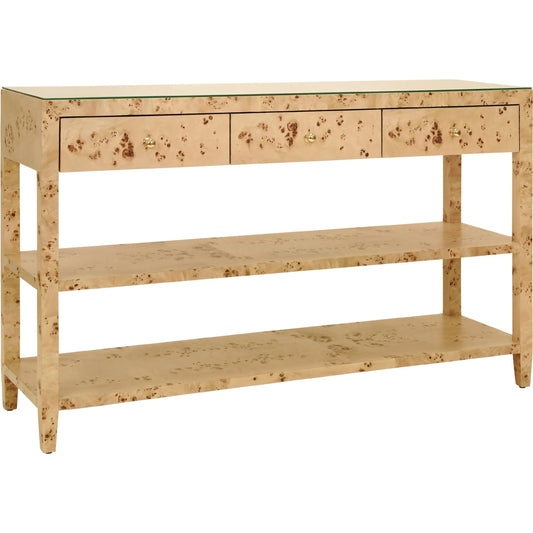 Briar Three Drawer Console by Worlds Away. Made from unique in a modern style.
