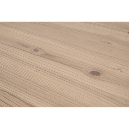 Bridge Dining Table by Essentials For Living in smoke gray pine. Made from solid reclaimed pine wood, reclaimed pine veneer in a unique style.