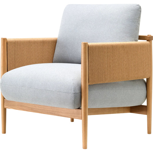 Brielle Accent Chair by Surya. Made from polyester, ash wood, polyester wrapped foam in a transitional style.
