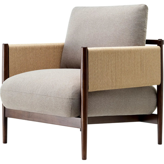 Brielle Accent Chair by Surya. Made from polyester, ash wood, polyester wrapped foam in a transitional style.