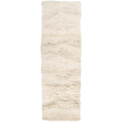 Berkley Rug - 27 by Livabliss in cream. Made from 100% new zealand wool in a unique style.