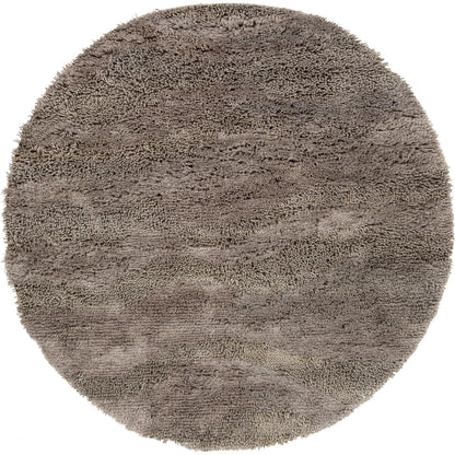 Berkley BRK-3304 Rug by Surya in medium gray. Made from 100% wool in a unique style.