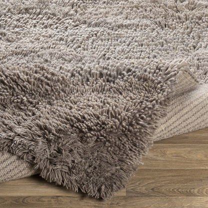 Berkley BRK-3304 Rug by Surya in medium gray. Made from 100% wool in a unique style.