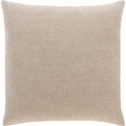Brenley Pillow - 32053 by Surya in taupe, beige. Made from 45% polyester, 45% wool, 10% nylon in a modern style.