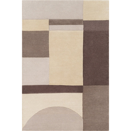 Brooklyn Rug - 26225 by Surya in beige, charcoal. Made from 100% wool in a unique style.