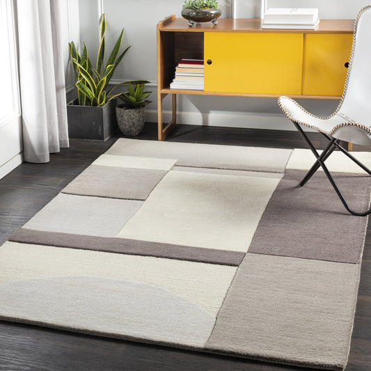 Brooklyn Rug - 26225 by Surya in beige, charcoal. Made from 100% wool in a unique style.