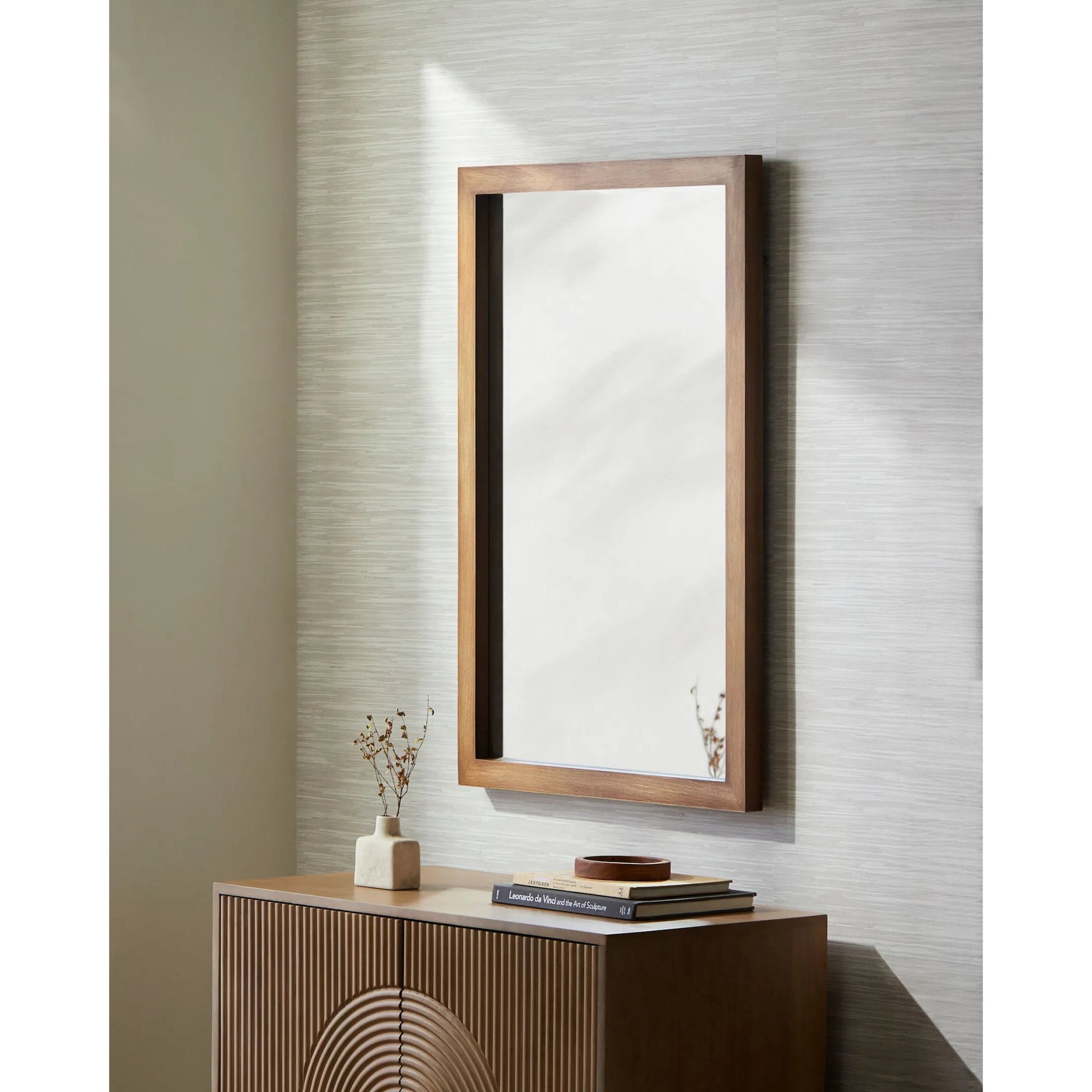Brooklynn Accent Mirror by Livabliss in antiqued. Made from manufactured wood in a transitional style.