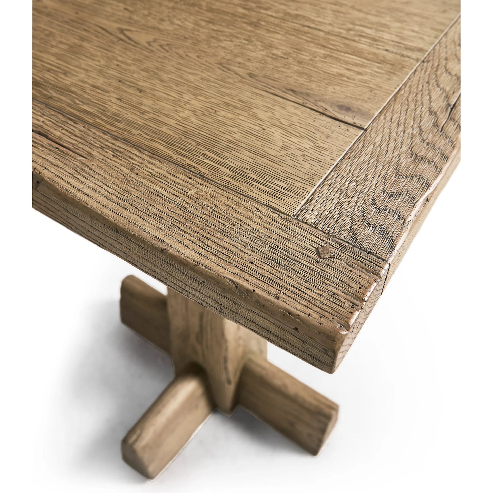 Echo Canyon Square Bar Table by Jonathan Charles in faded oak. Made from main oak in a unique style.