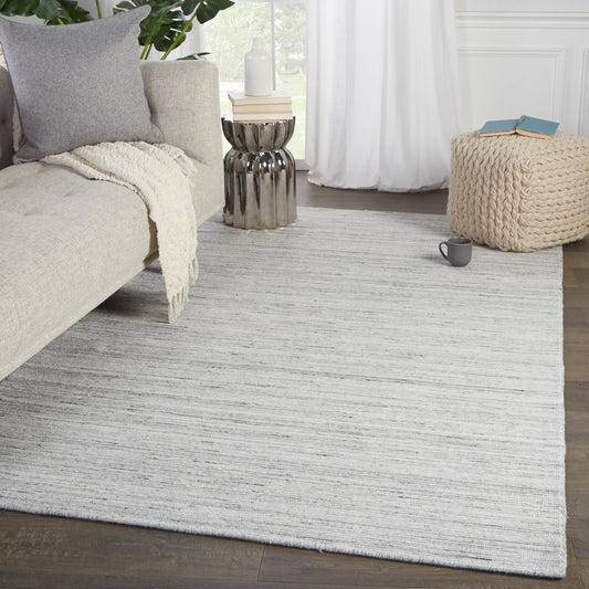 Brevin BRV01 Indoor/Outdoor Rug by Jaipur Living in gray, ivory. Made from 100% pet yarn in a unique style.