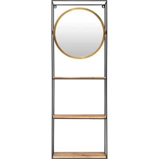 Bronx - 29193 by Surya in black and antiqued. Made from metal, manufactured wood, wood in a modern style.