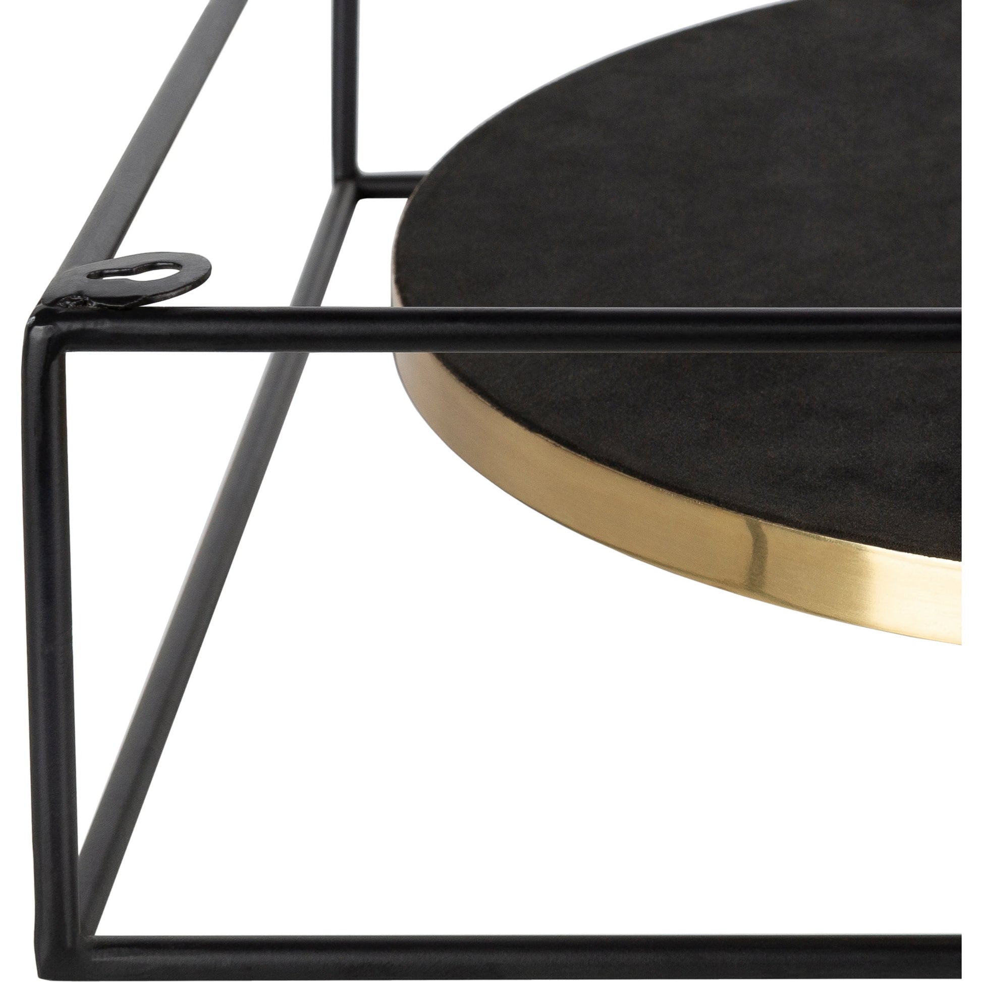 Bronx - 29193 by Surya in gold and antiqued. Made from metal, manufactured wood, wood in a modern style.