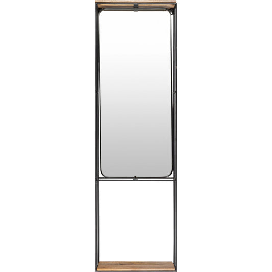 Bronx - 29194 by Surya in black and matte. Made from metal, manufactured wood, wood in a modern style.