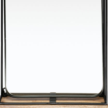 Bronx - 29194 by Surya in black and matte. Made from metal, manufactured wood, wood in a modern style.