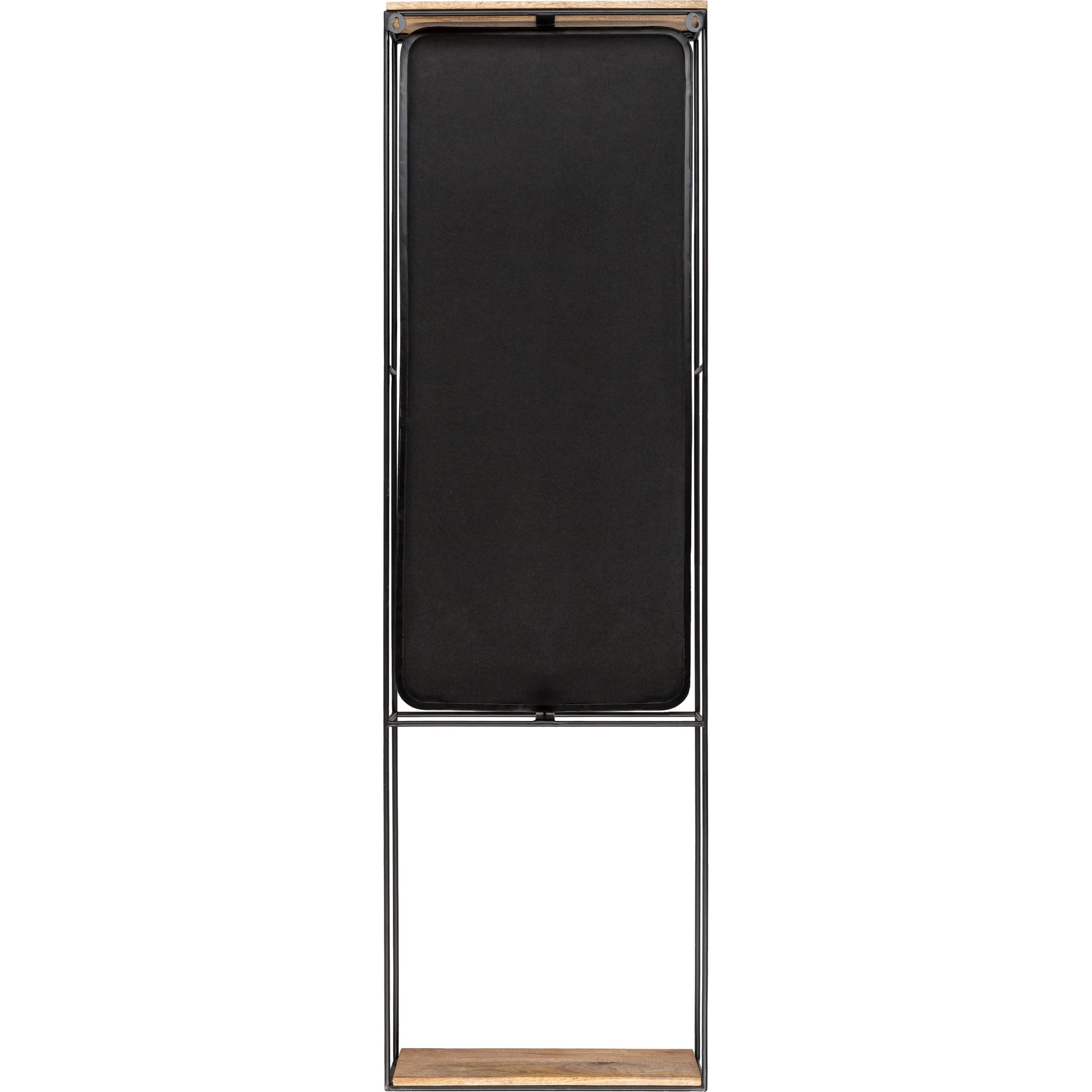 Bronx - 29194 by Surya in black and matte. Made from metal, manufactured wood, wood in a modern style.