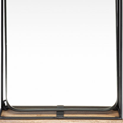 Bronx - 29194 by Surya in black and matte. Made from metal, manufactured wood, wood in a modern style.