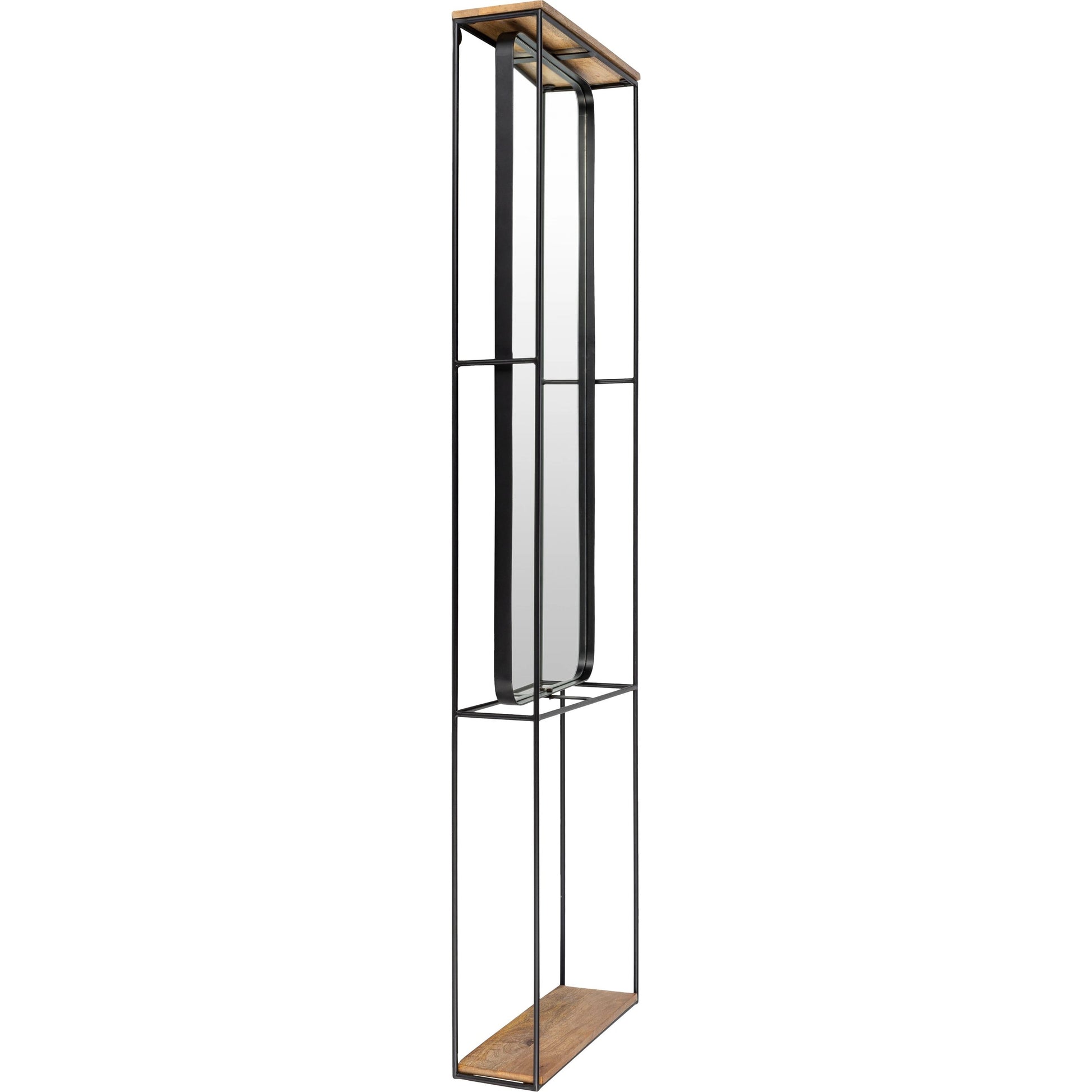 Bronx - 29194 by Surya in black and matte. Made from metal, manufactured wood, wood in a modern style.