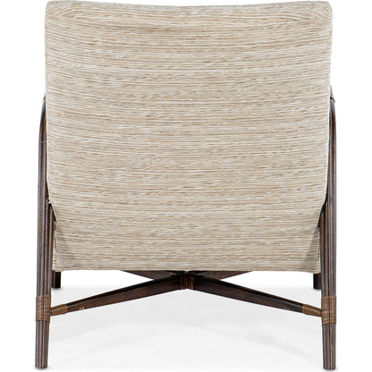 Granada Lounge Chair by Hooker Furniture in brown and stria alhambra. Made from fabric in a modern style.
