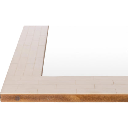 Bastet - 30916 by Surya in white. Made from resin, manufactured wood in a traditional style.