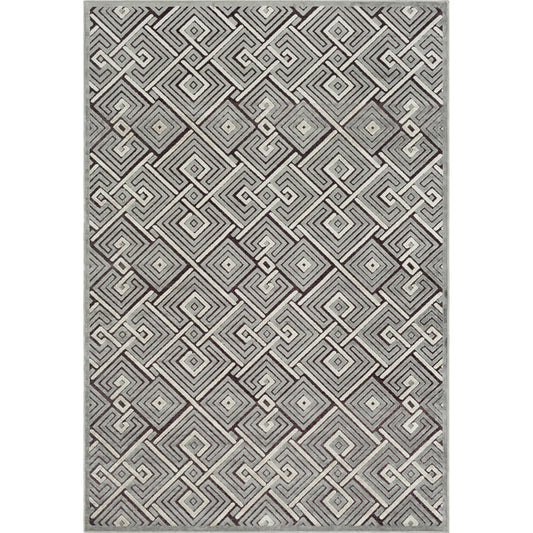 Basilica Rug - 21163 by Livabliss. Made from 60% viscose, 40% chenille in a unique style.