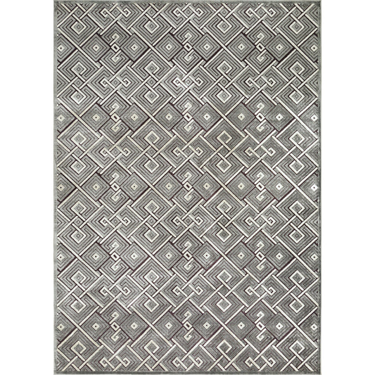 Basilica Rug - 21163 by Livabliss. Made from 60% viscose, 40% chenille in a unique style.