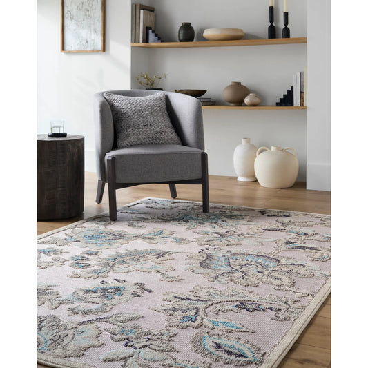 Big Sur 536565 Rug by Livabliss in tan, cream, light brown, deep teal, aqua, navy. Made from polypropylene in a unique style.