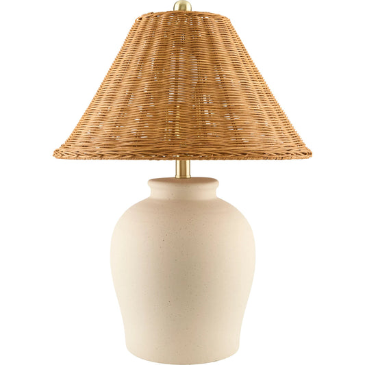 Besson  Table Lamp- 531345 by Livabliss. Made from ceramic, linen, metal, iron in a modern style.