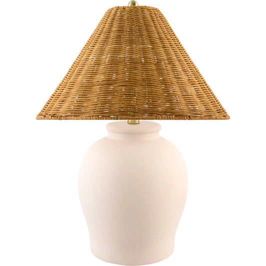 Besson Accent Table Lamp with Rattan Shade by Livabliss. Made from unique in a unique style.