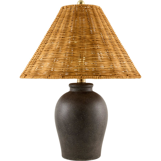 Besson Accent Table Lamp with Rattan Shade by Livabliss. Made from unique in a unique style.