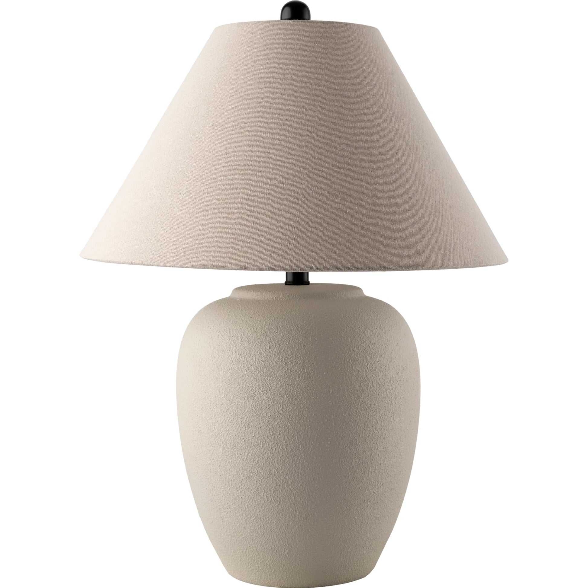 Bastillen Table Lamp by Livabliss. Made from ceramic, linen, iron in a modern style.